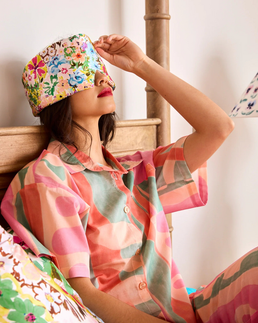 Kip and Co Alfresco Block Out Silk Eye Mask