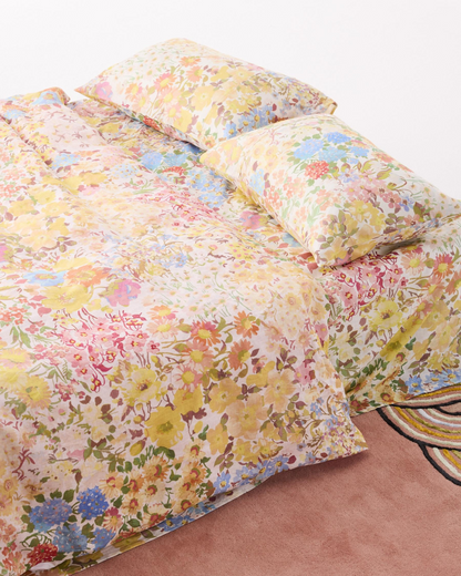 Kip and Co Forever Floral Butter Linen Sheets