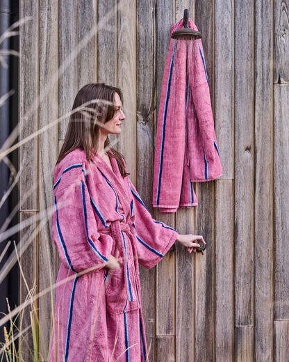 Kip and Co Blushing Stripe Bamboo Bath Sheet