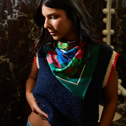 Sage & Clare Ines Silk Scarf