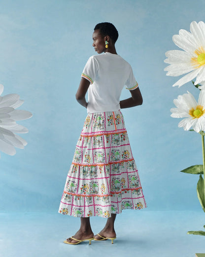 Celia B Kiwano Skirt - Multi Stripe