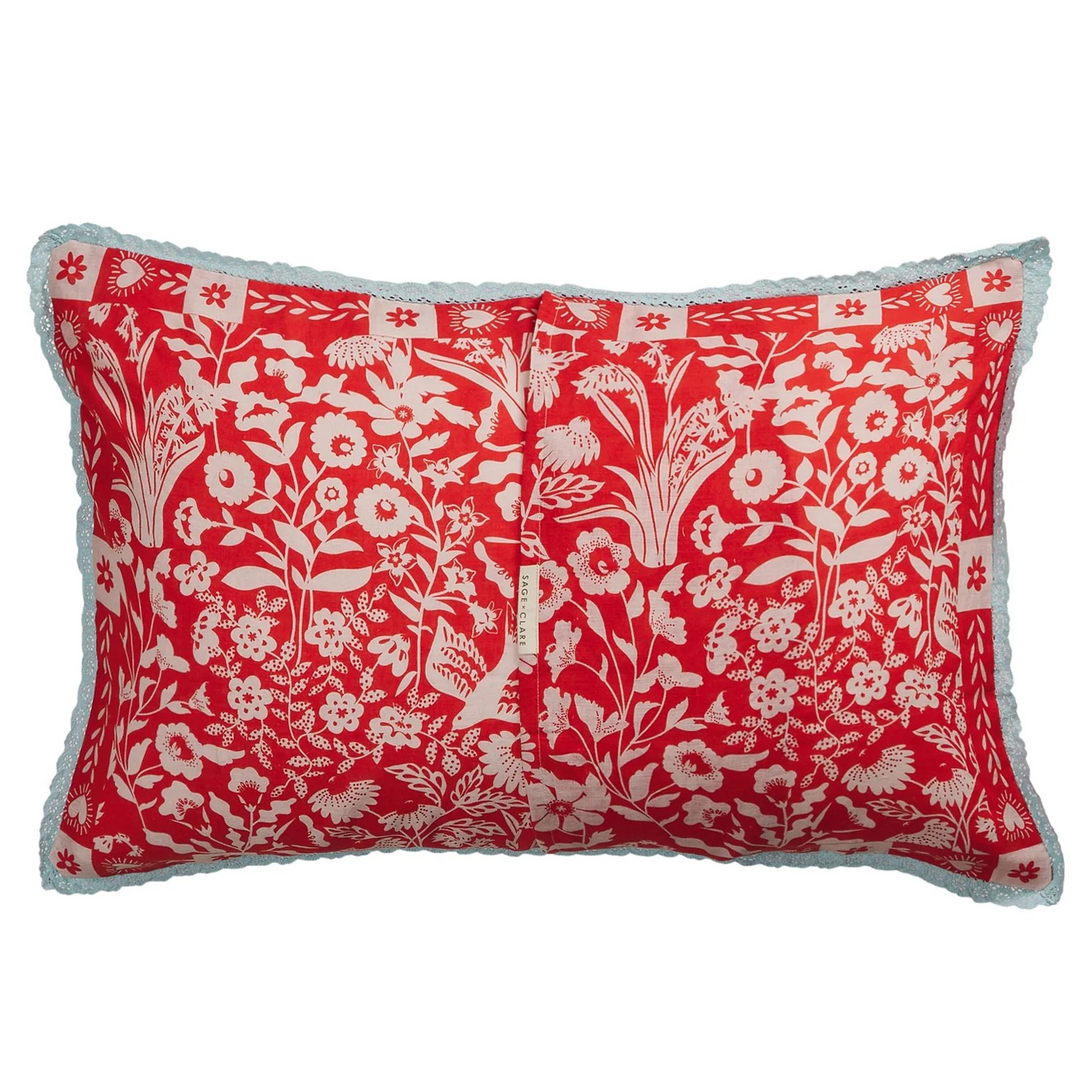 Sage & Clare Indiana Linen Pillowcase Set - Poppy