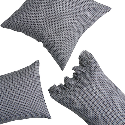 Society Of Wanderers Pepperberry Check Pillowcases