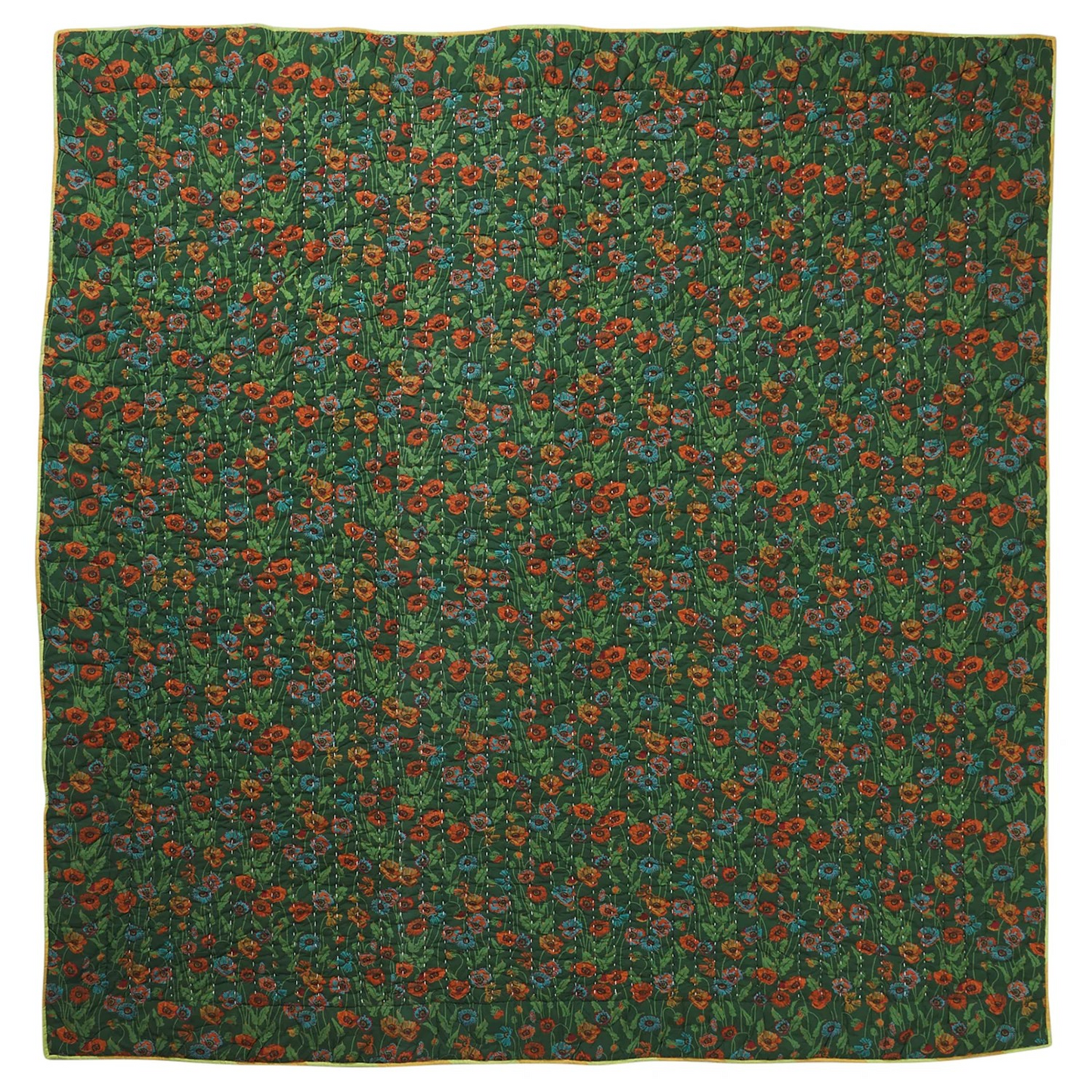 Sage & Clare Clarice Patchwork Bedcover - Key Lime