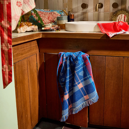 Sage & Clare Josephine Hand Towel - Blue Bell