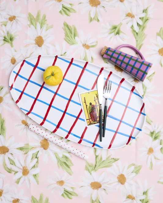 Kip and Co Bon Appetit Tartan Platter