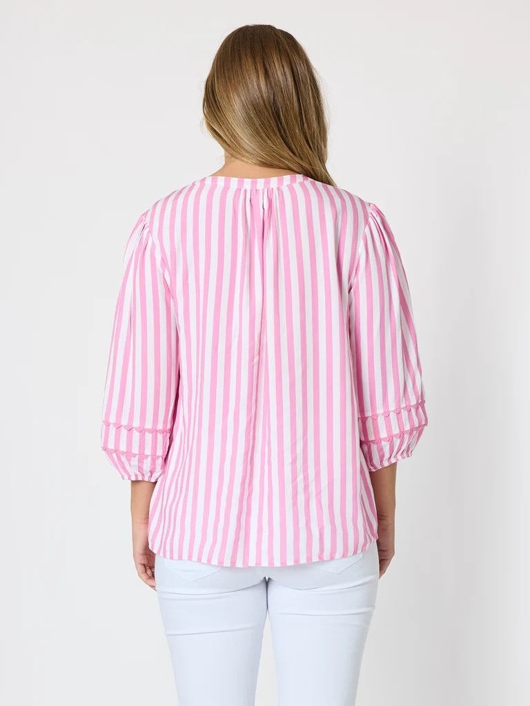 Threadz Montecito Stripe Top - 2 Colours