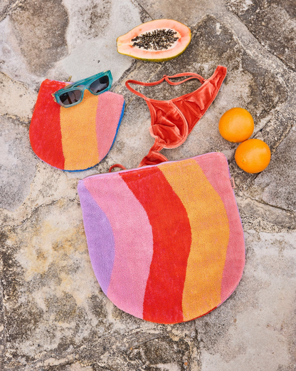 Kip and CO Surfs Up Terry Beach Carry All Pouch