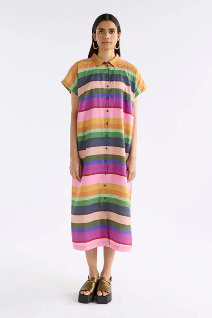 Elk the Label Tilko Linen Shirt Dress