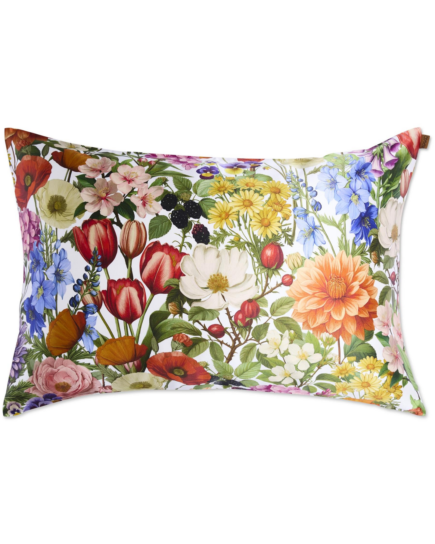 Kip and Co Cottage Garden Silk Pillowcase - 1P Single