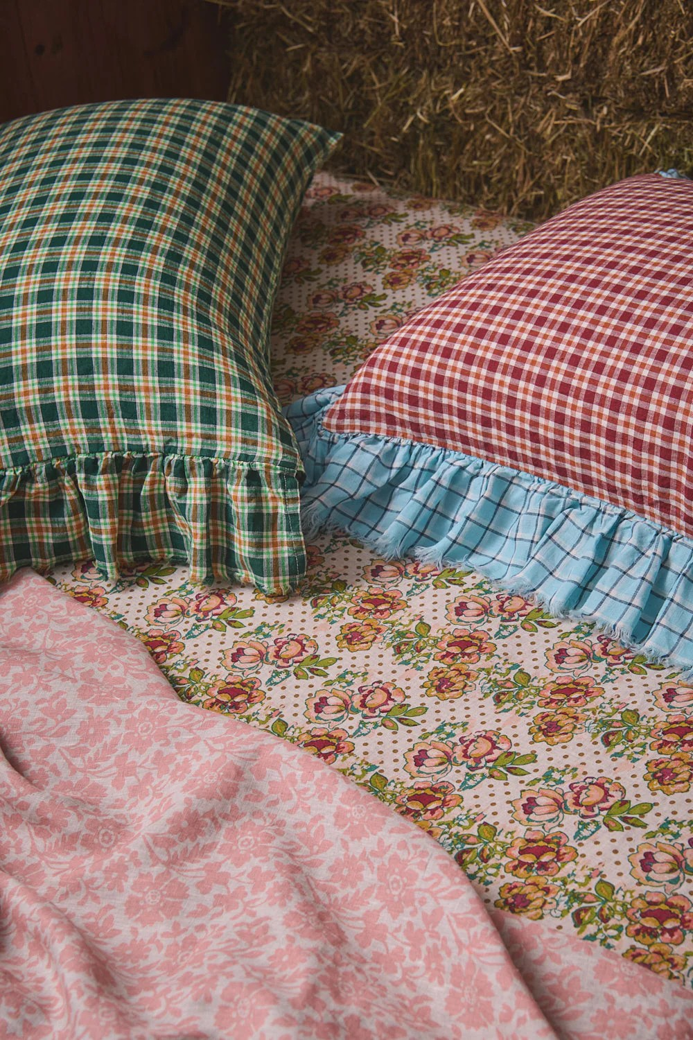 Sterling Belle | Society Of Wanderers Banksia Check Pillowcase Sets