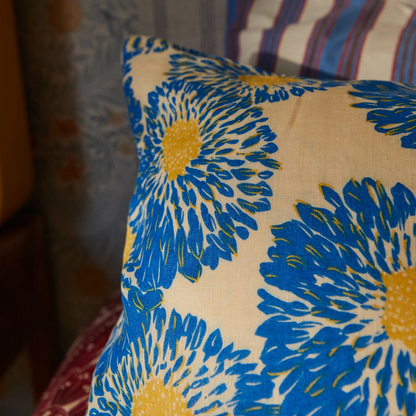 Sage & Clare Isabella Linen Pillowcase Set - Azure