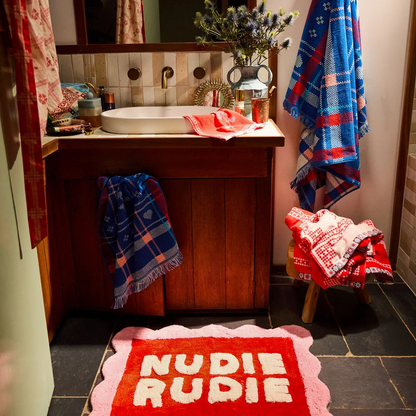 Sage & Clare Romy Nudie Bath Mat - Poppy