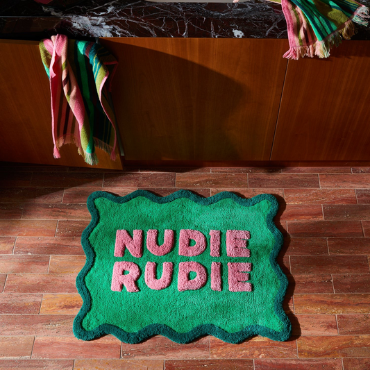 Sage & Clare Amalie Nudie Bathmat - Spring Green