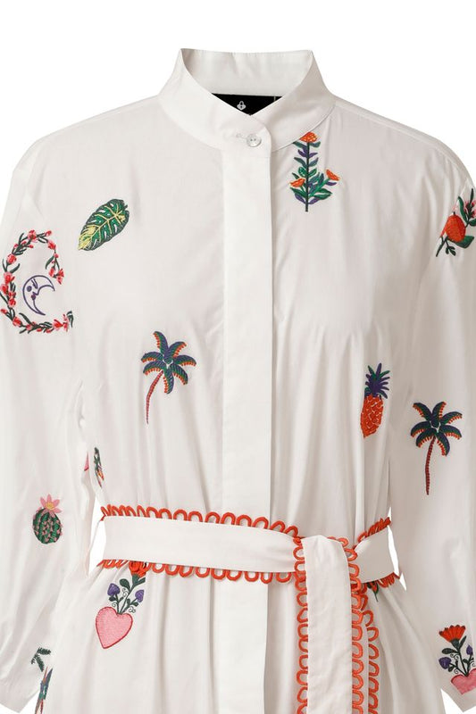 Emily Lovelock Zora Dress White