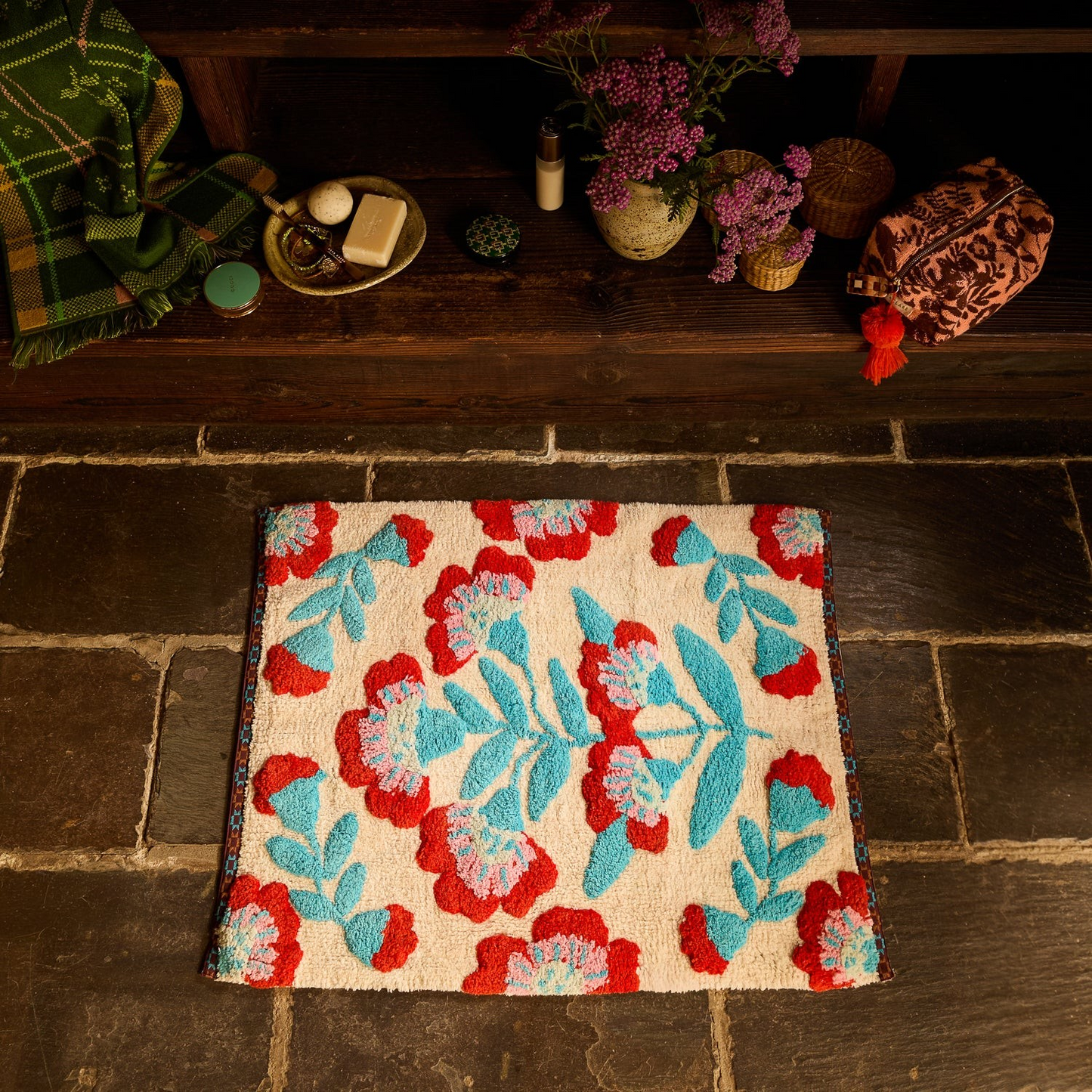 Sage & Clare Winona Bath Mat - Moonlight