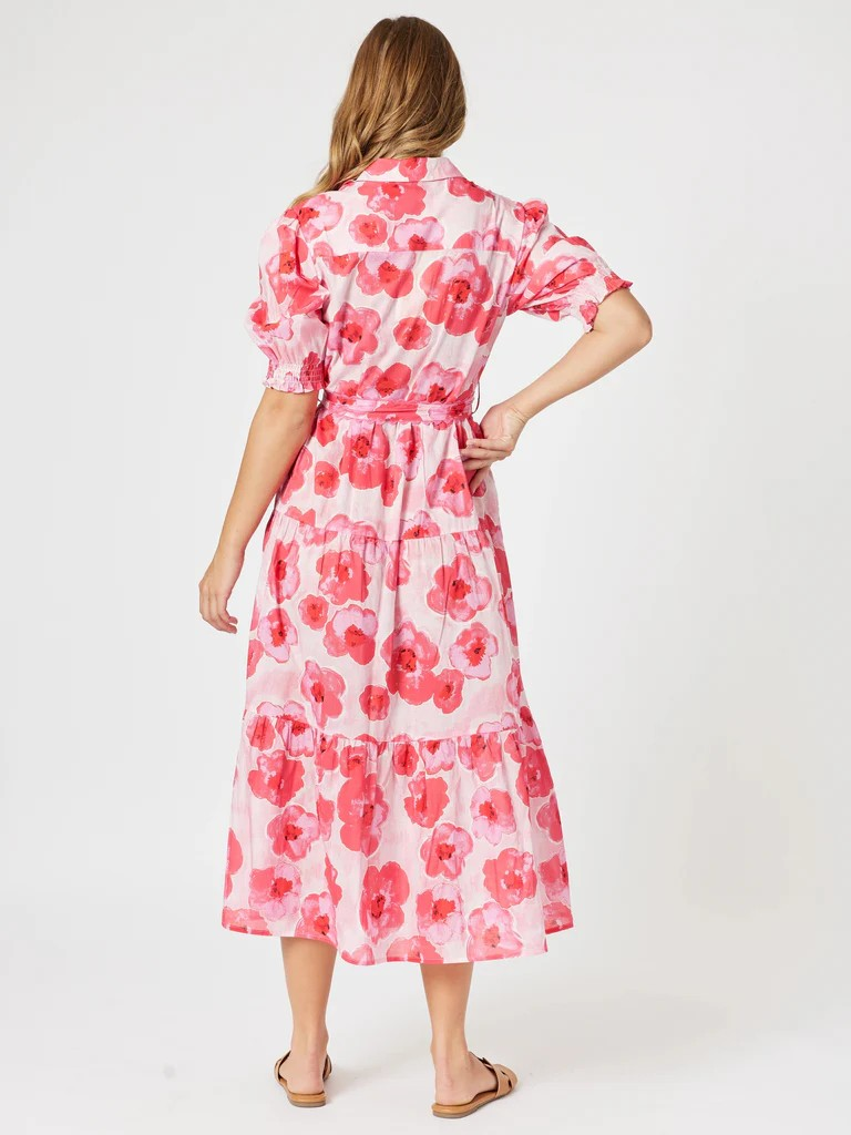 Threadz Pink Poppies Dress