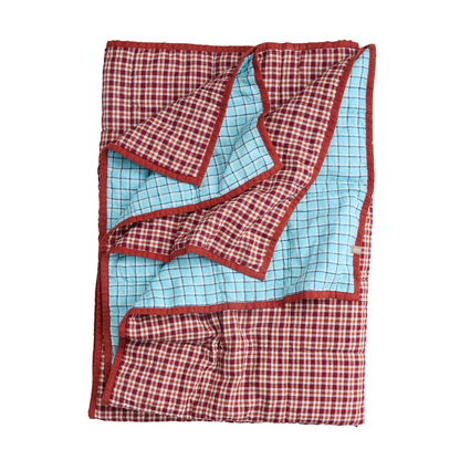Society Of Wanderers Grevillea/Fairywren Double Sided King Quilt