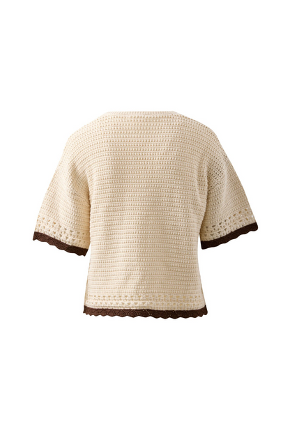 Ceres Life Blair Knit Tee - Ecru