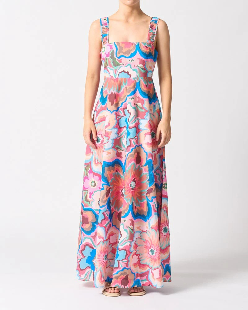 Walnut Melbourne Roma Dress - Bomba Di Fiori