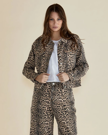 Betty Basics Lucca Leopard Print Jacket - Leopard Print