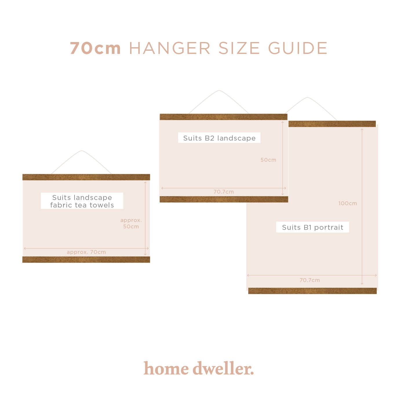 70cm Magnetic Print Hanger Frame