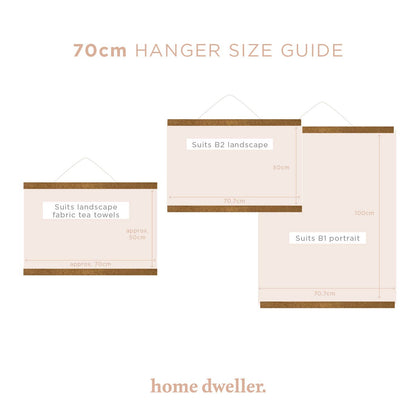 70cm Magnetic Print Hanger Frame