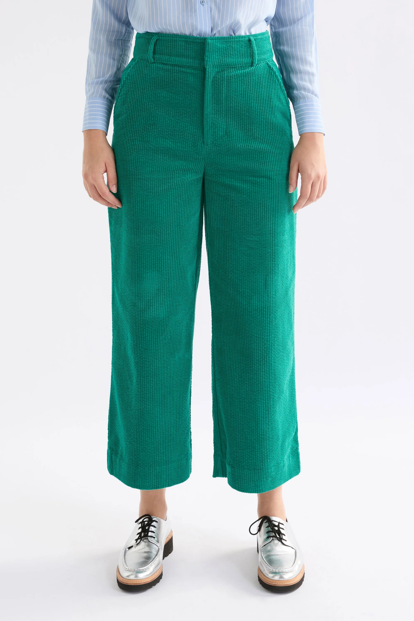 Elk The Label Rhes Cord Pant Island Green