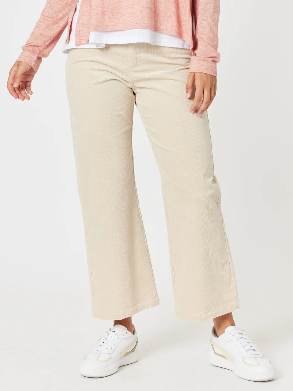 Threadz Lucy Stretch Cord Pant Natural