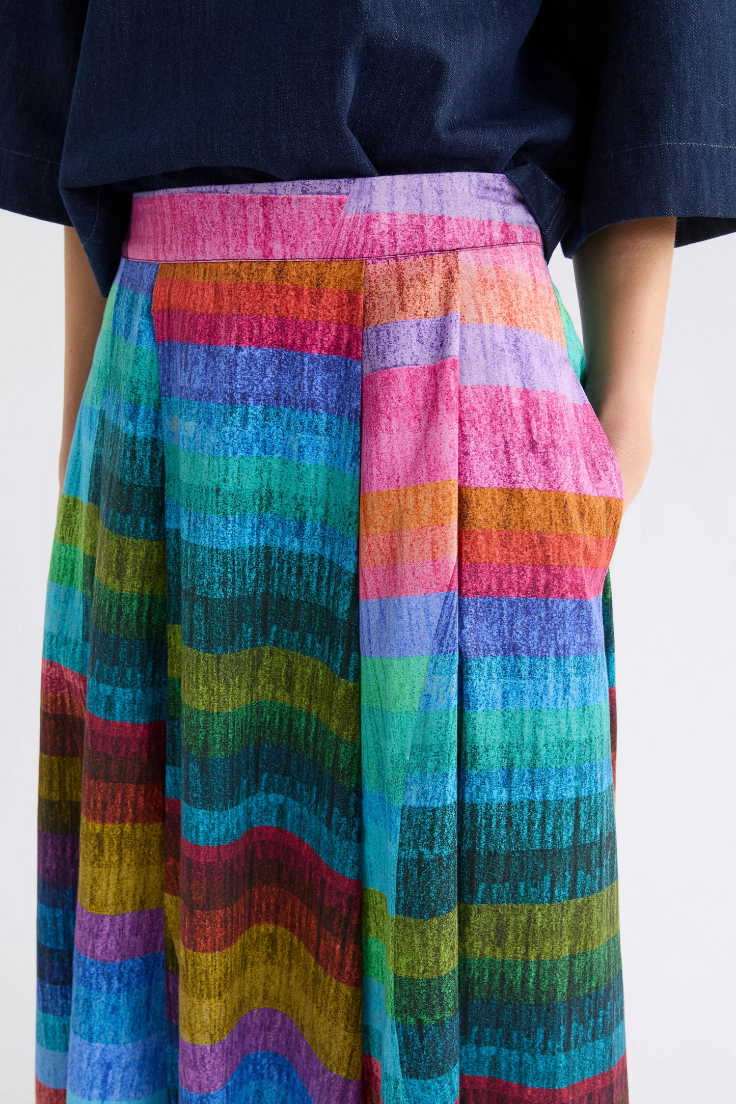 ELK THE LABEL Gia Skirt Komi Print