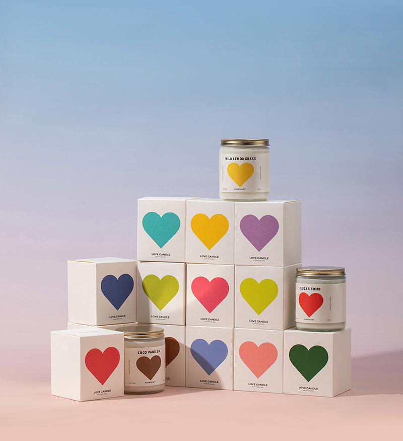 Pinkmint Blue Whisper Soy Candle