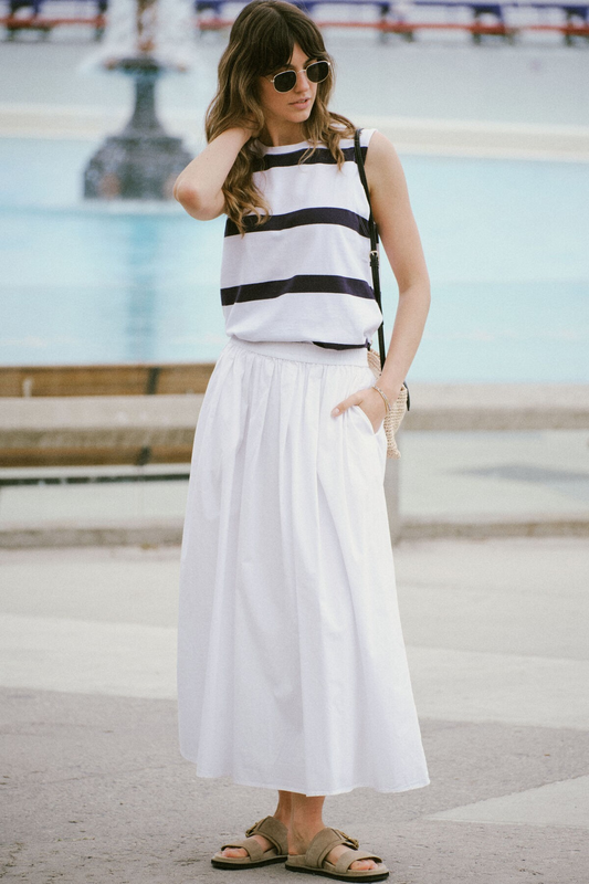 Ceres Life Florence Maxi Skirt - White