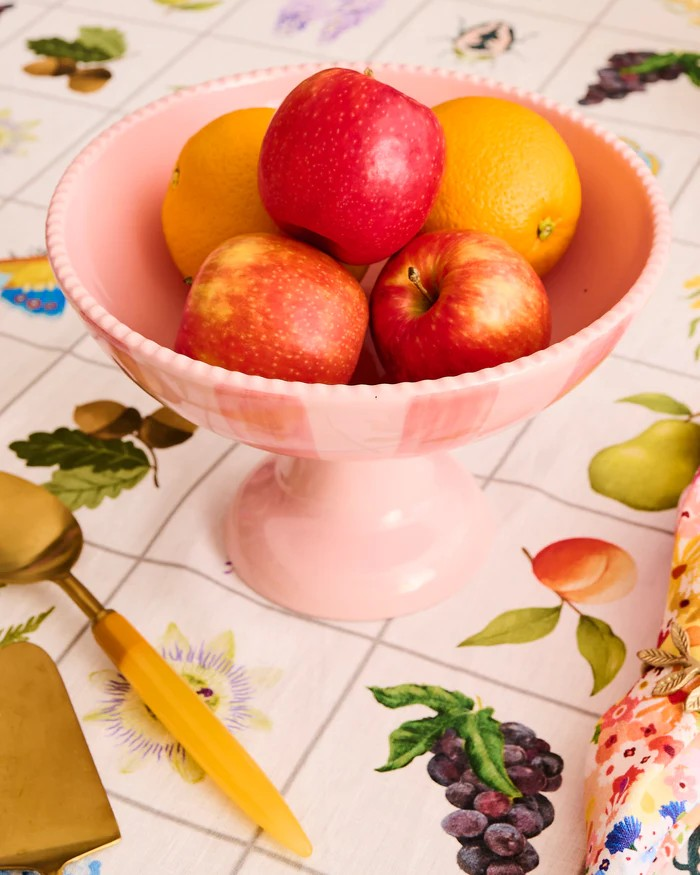 Kip and Co Pink Stripe Fruit Bowl
