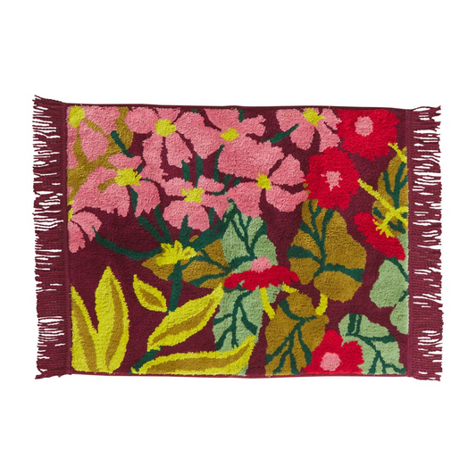 Sage and Clare Genevieve Bath Mat Mahogany