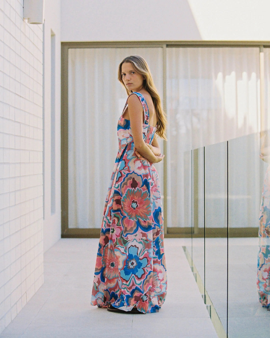 Walnut Melbourne Roma Dress - Bomba Di Fiori