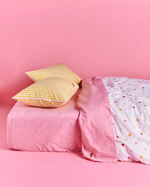 Kip and Co Polkadot Strawberry Organic Cotton