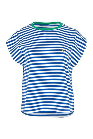 Boom Shankar Bellissimo Tee - Blue Stripe