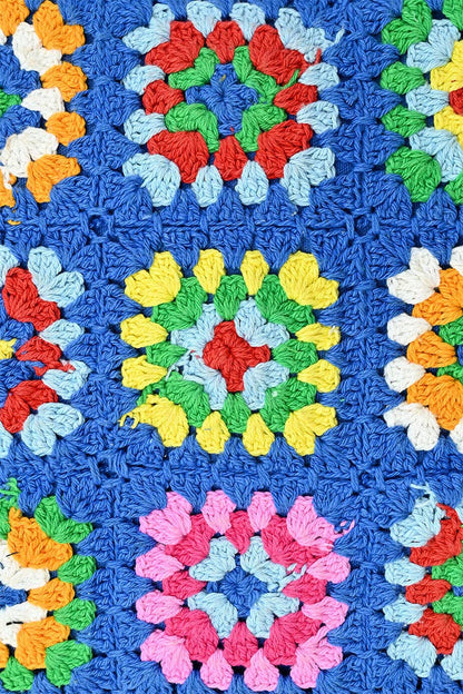 America and Beyond Blue Handmade Crochet Bags - Sustainable Fashion