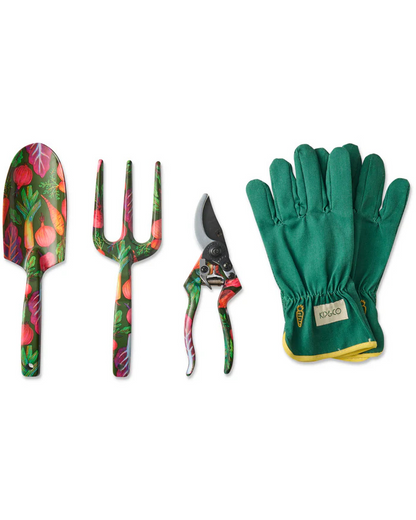 Kip and Co Veggie Soup Garden Tools and Gloves Set