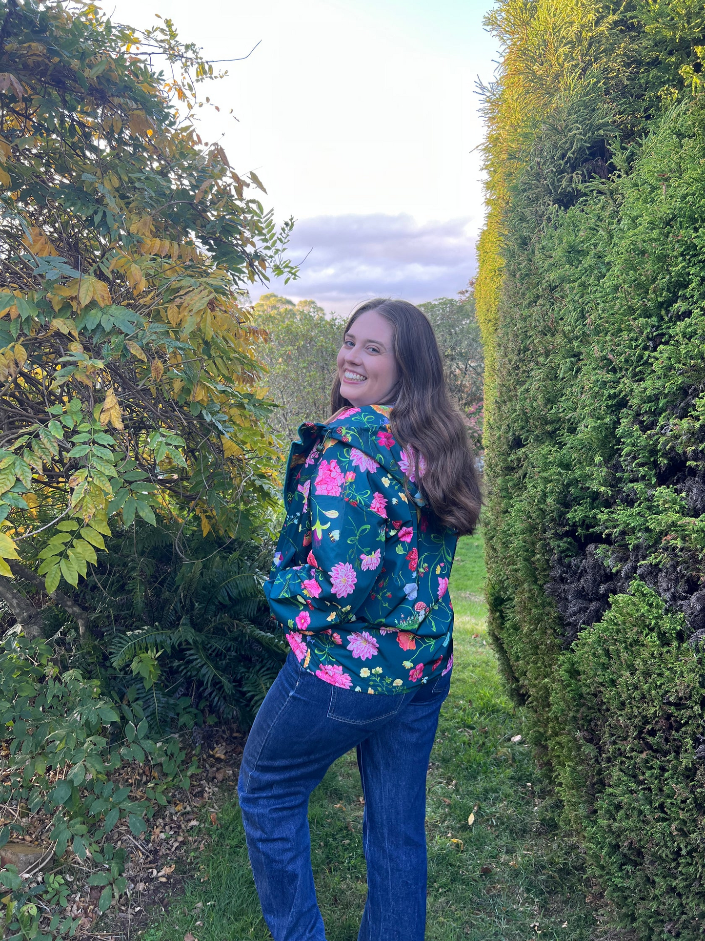 Gem the Label Dreamscape Raincoat - Forest Green