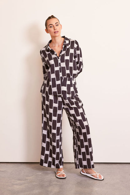 Kaleido High Waisted Wide Leg Mono