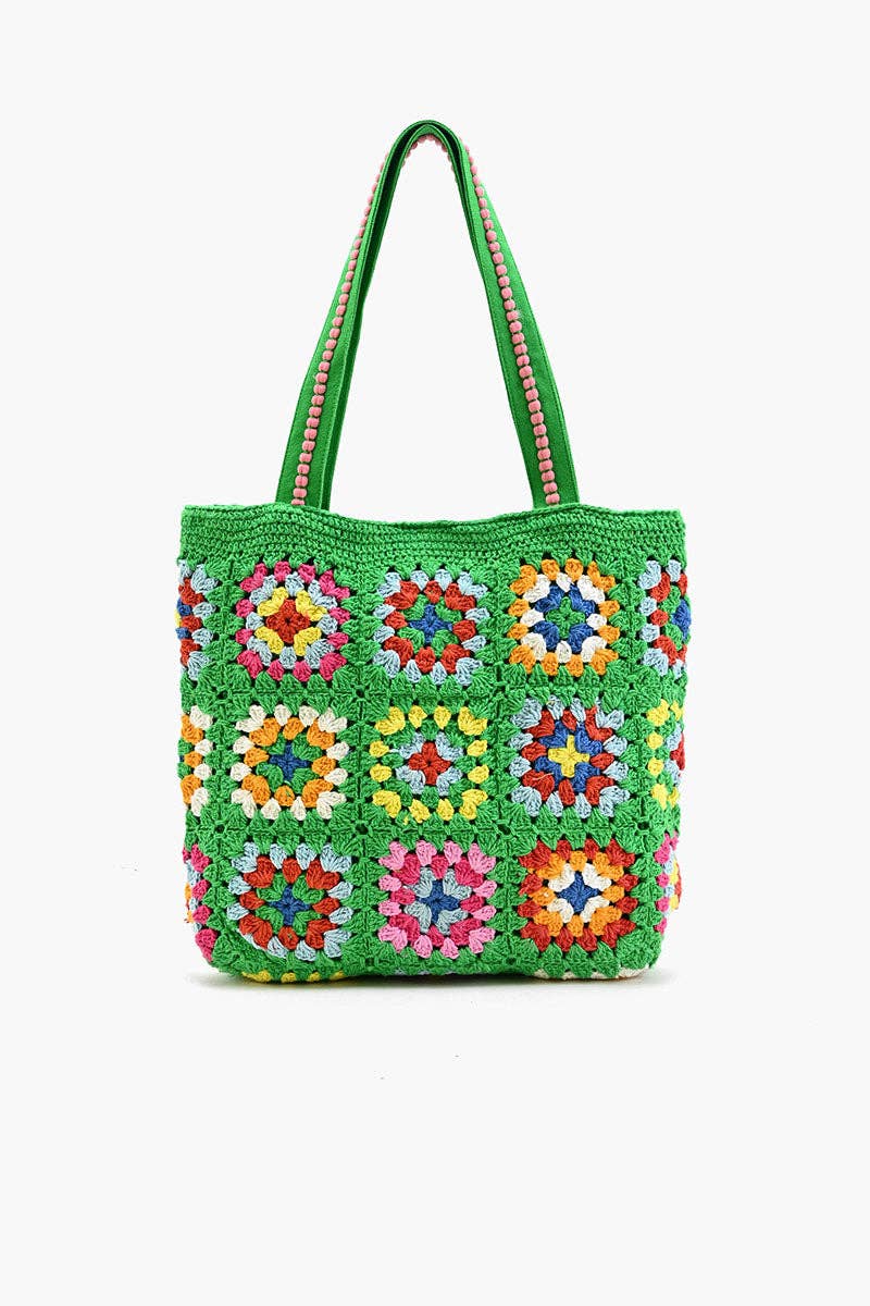 America and Beyond Kate Green Handmade Crochet Bags - Sustainable Fashion