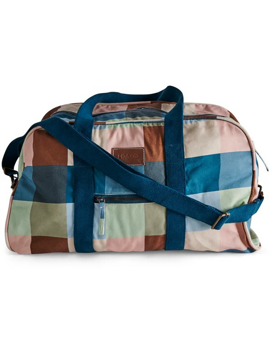 Kip and Co Woodlands Tartan Duffle Bag