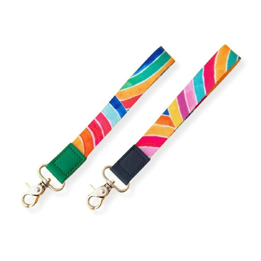 RO x Lordy Dordie Rainbows Wrist Lanyard: Navy