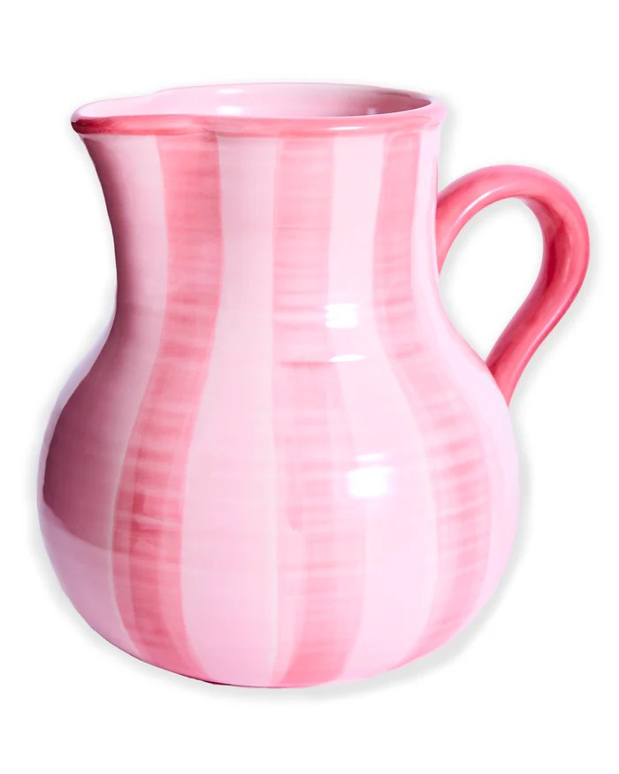 Kip and Co Pink Stripe Water Jug