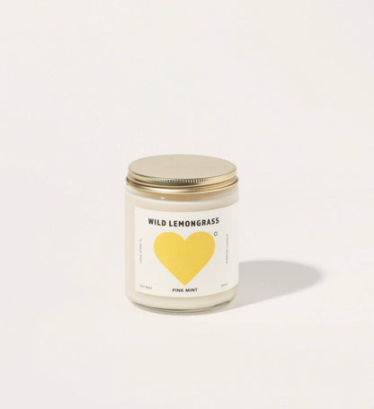 Pinkmint Wild Lemongrass Soy Candle