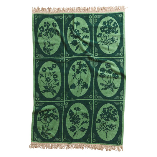 Sage and Clare Gigi Hand Towel - Emerald