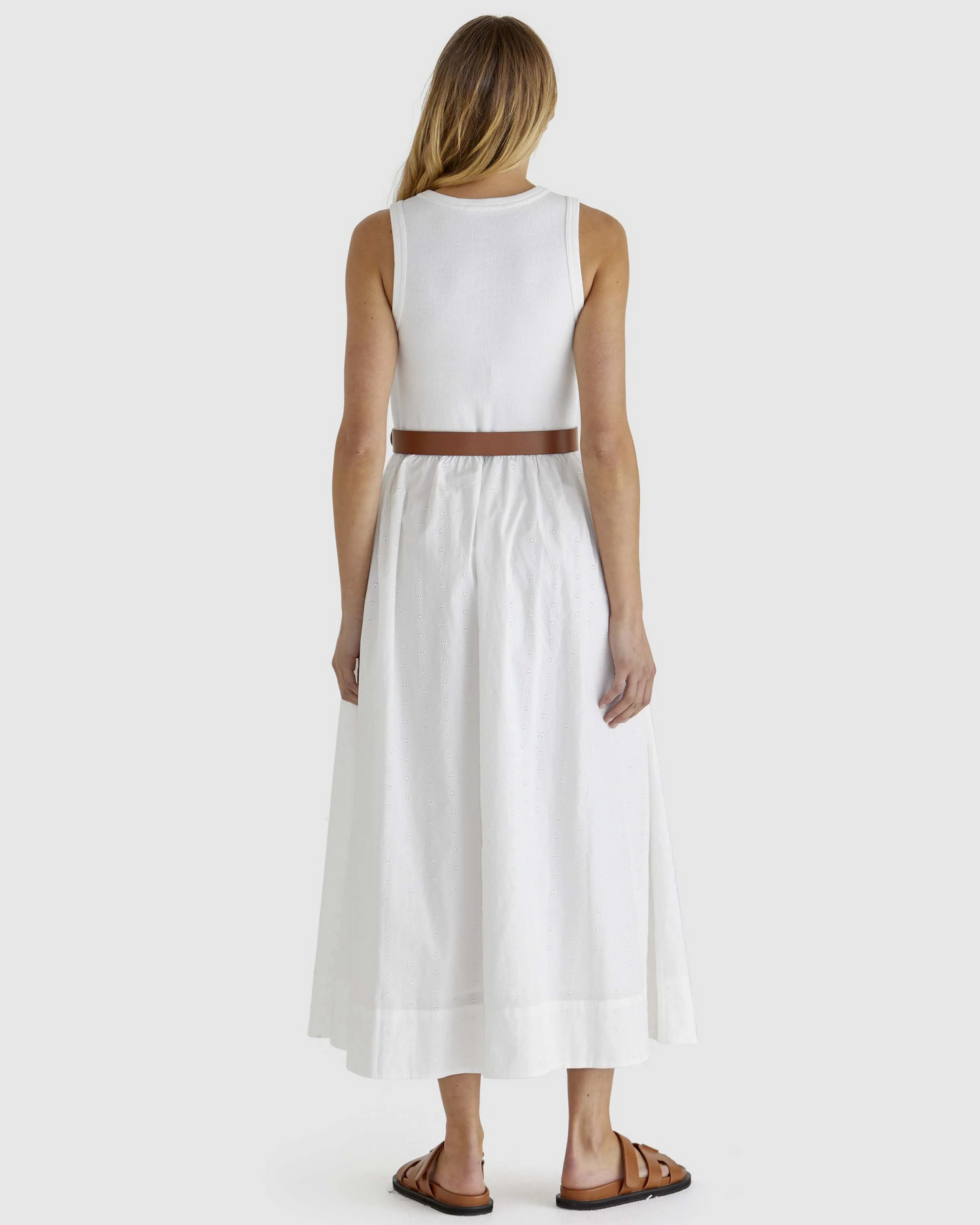 SASS Opal Dress White