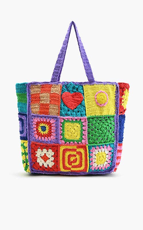 America and Beyond Fun Crochet Pop Culture Tote