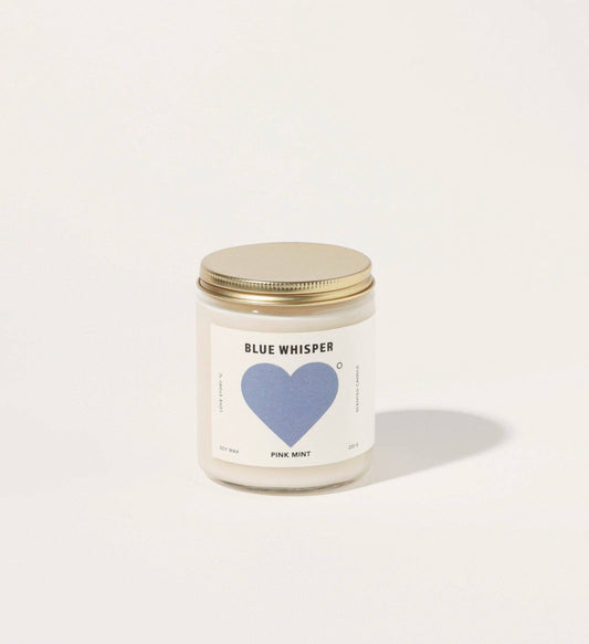 Pinkmint Blue Whisper Soy Candle